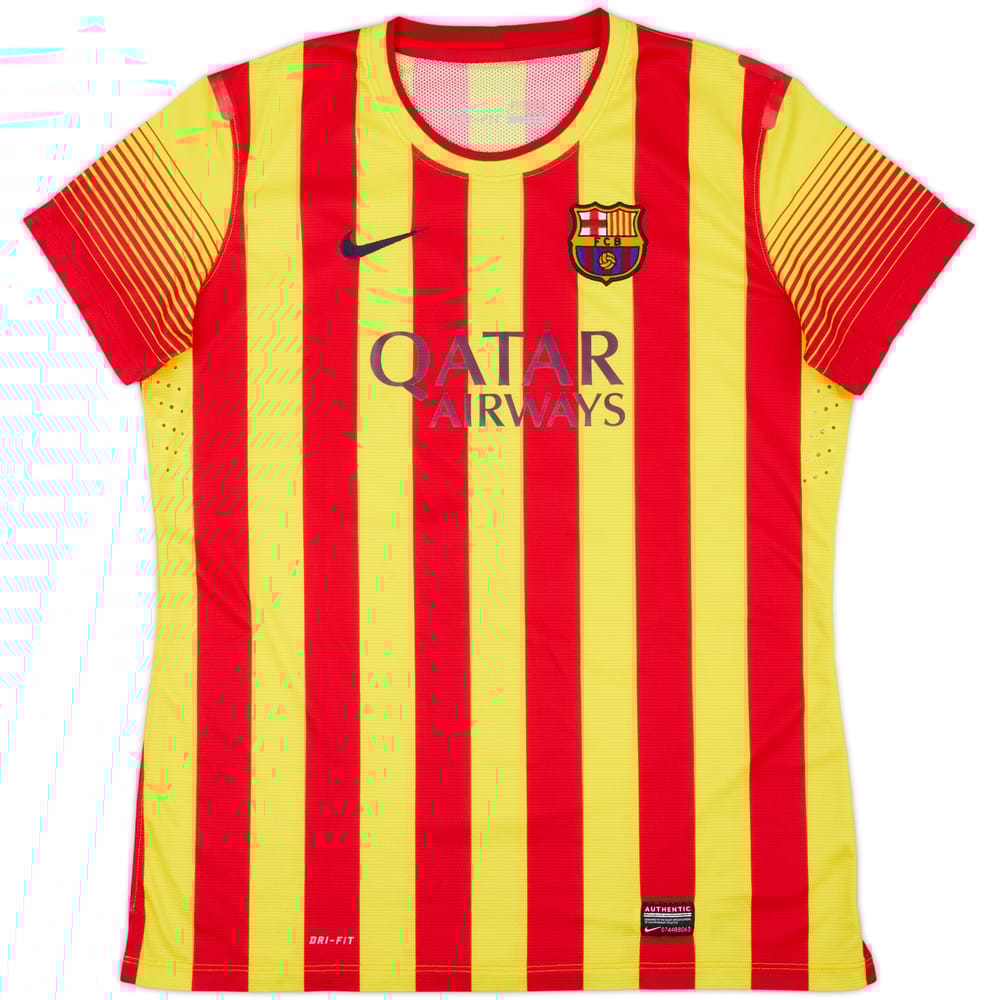 2013-15 Barcelona Player Issue Away Shirt #17 - 7/10 - (Women's L)
