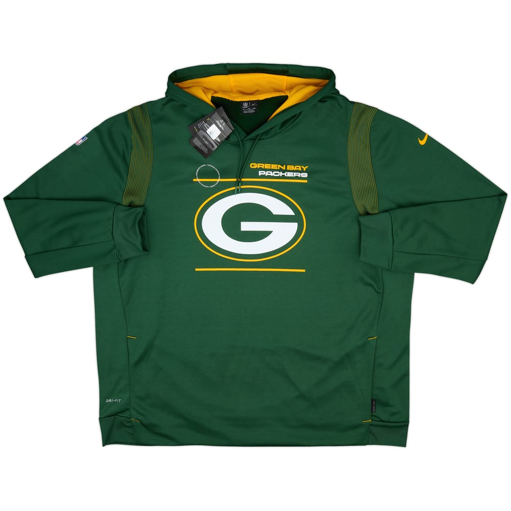 2021 Green Bay Packers Nike Hooded Sweat Top (3XL)