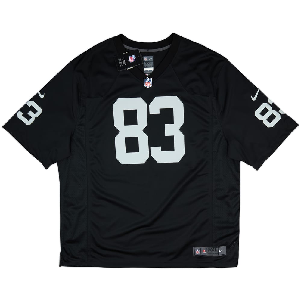 2020-22 Las Vegas Raiders Waller #83 Nike Game Home Jersey (3XL)