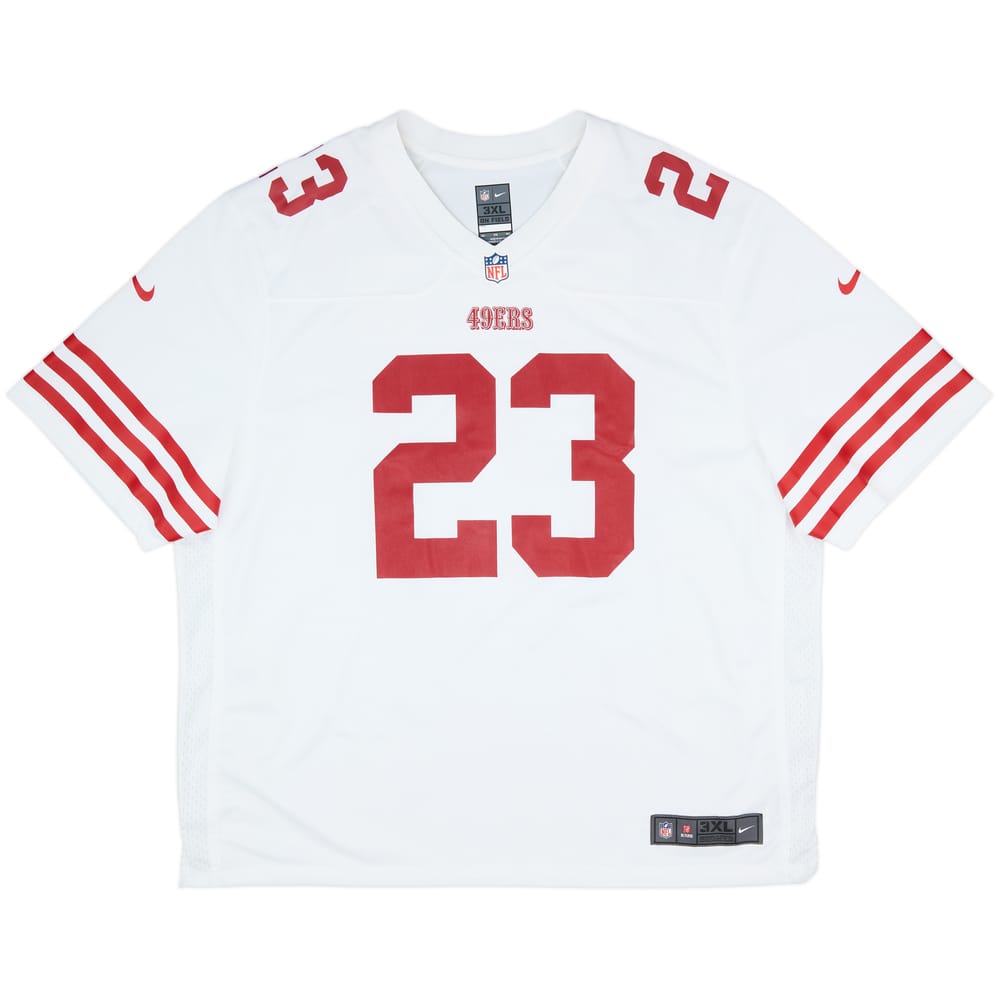 2022-25 San Francisco 49ers McCaffrey #23 Nike Game Away Jersey (3XL)