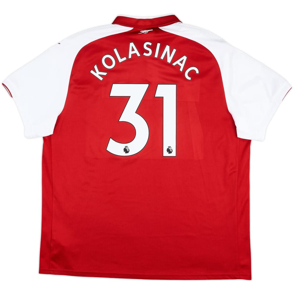 2017-18 Arsenal Home Shirt Kolasinac #31 - 8/10 - (3XL)