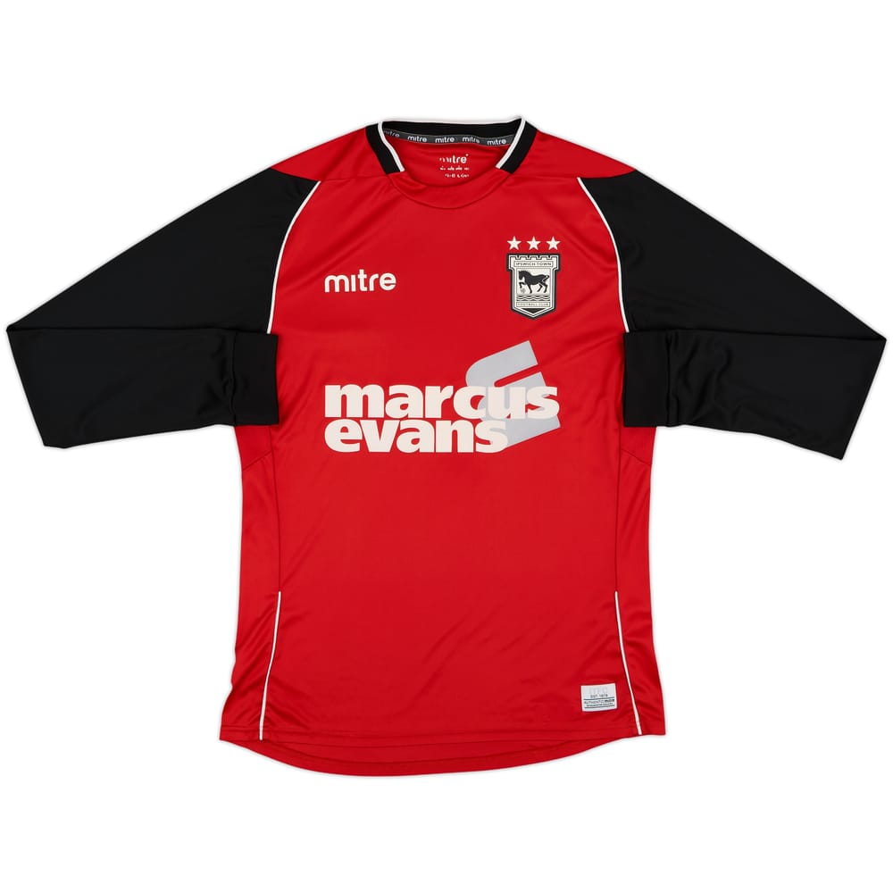 2013-14 Ipswich Away L/S Shirt - 7/10 - (S)