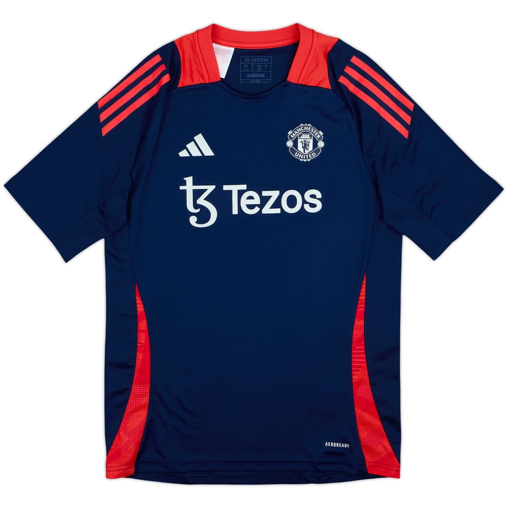 2024-25 Manchester United adidas Training Shirt - 9/10 - (XL.Boys)