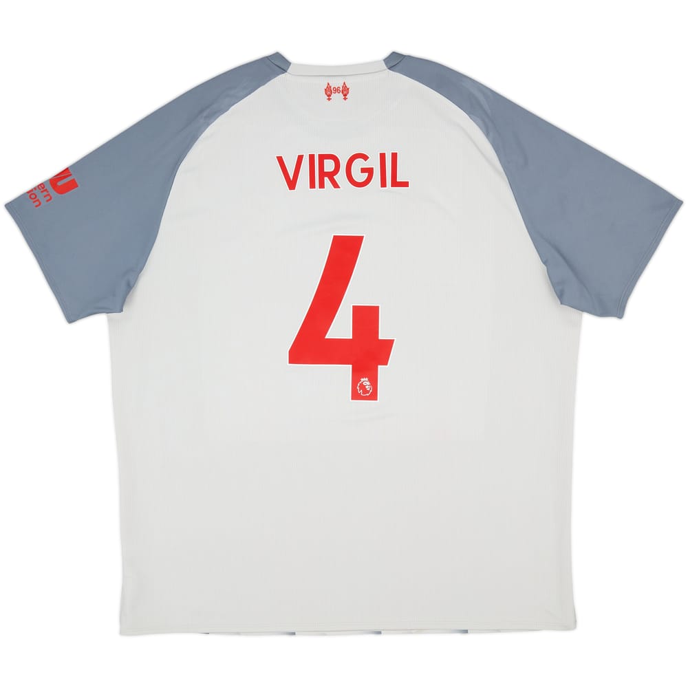 2018-19 Liverpool Third Shirt Virgil #4 - 6/10 - (XXL)