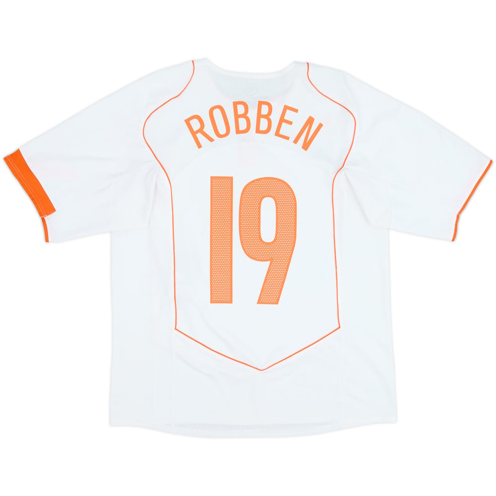2004-06 Netherlands Away Shirt Robben #19 - 6/10 - (L)