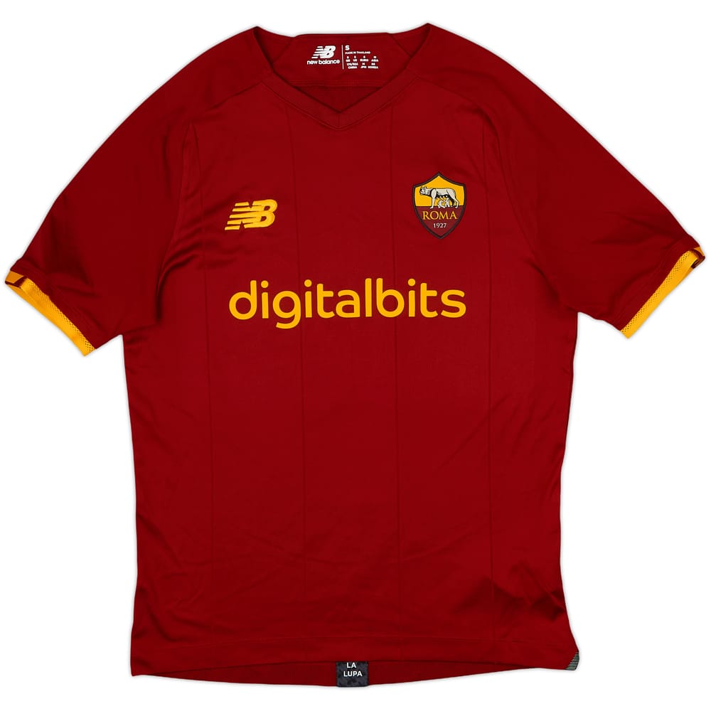 2021-22 Roma Home Shirt - 10/10 - (S)