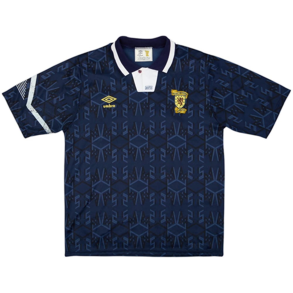 1991-94 Scotland Home Shirt - 8/10 - (M)