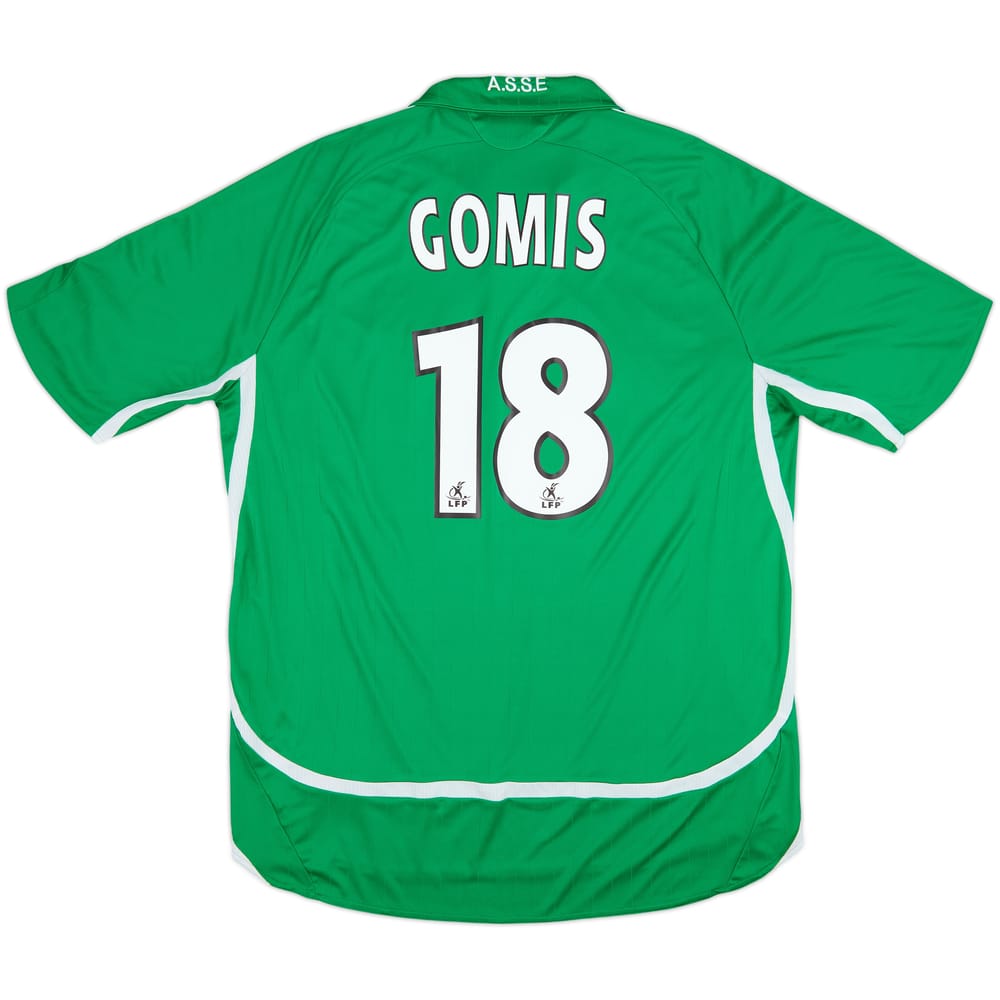 2006-07 Saint Etienne Home Shirt Gomis #18 - 8/10 - (XL)