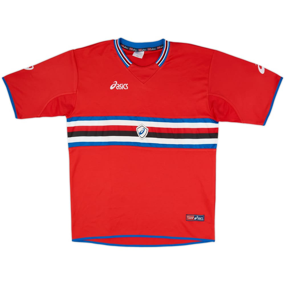 2003-04 Sampdoria Asics Training Shirt - 8/10 - (L)