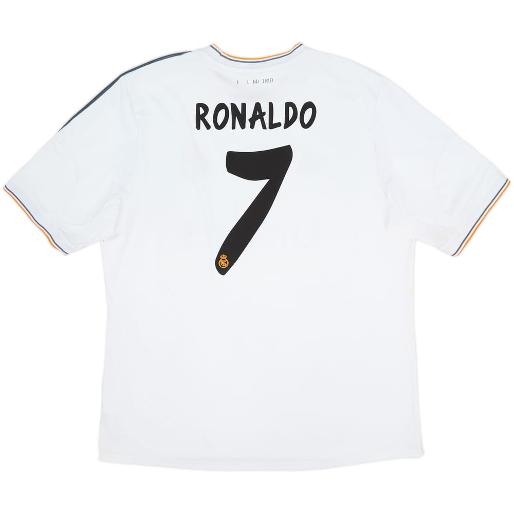 2013-14 Real Madrid Home Shirt Ronaldo #7 - 6/10 - (XXL)