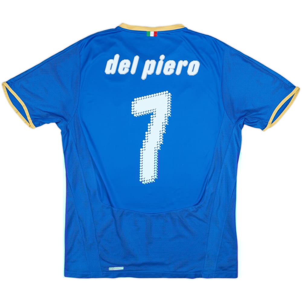 2007-08 Italy Home Shirt Del Piero #7 - 8/10 - (L)
