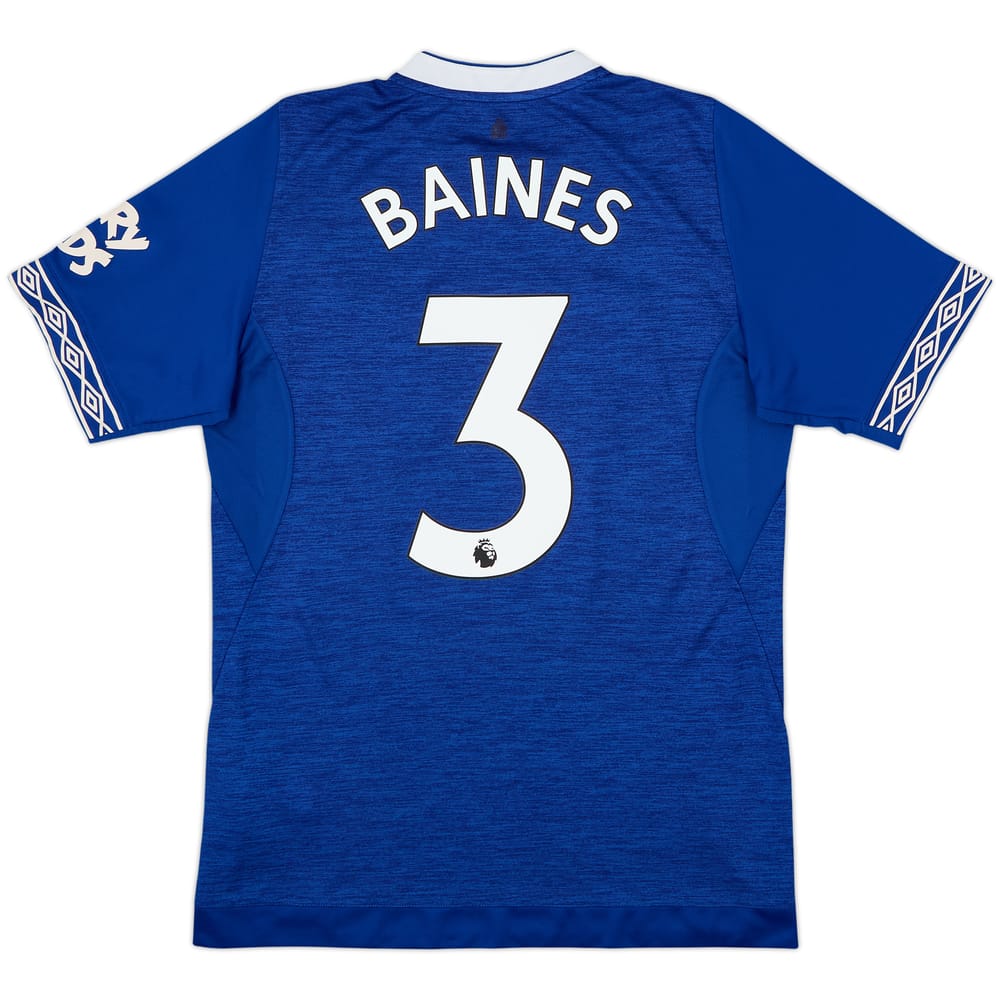 2018-19 Everton Home Shirt Baines #3 - 6/10 - (M)