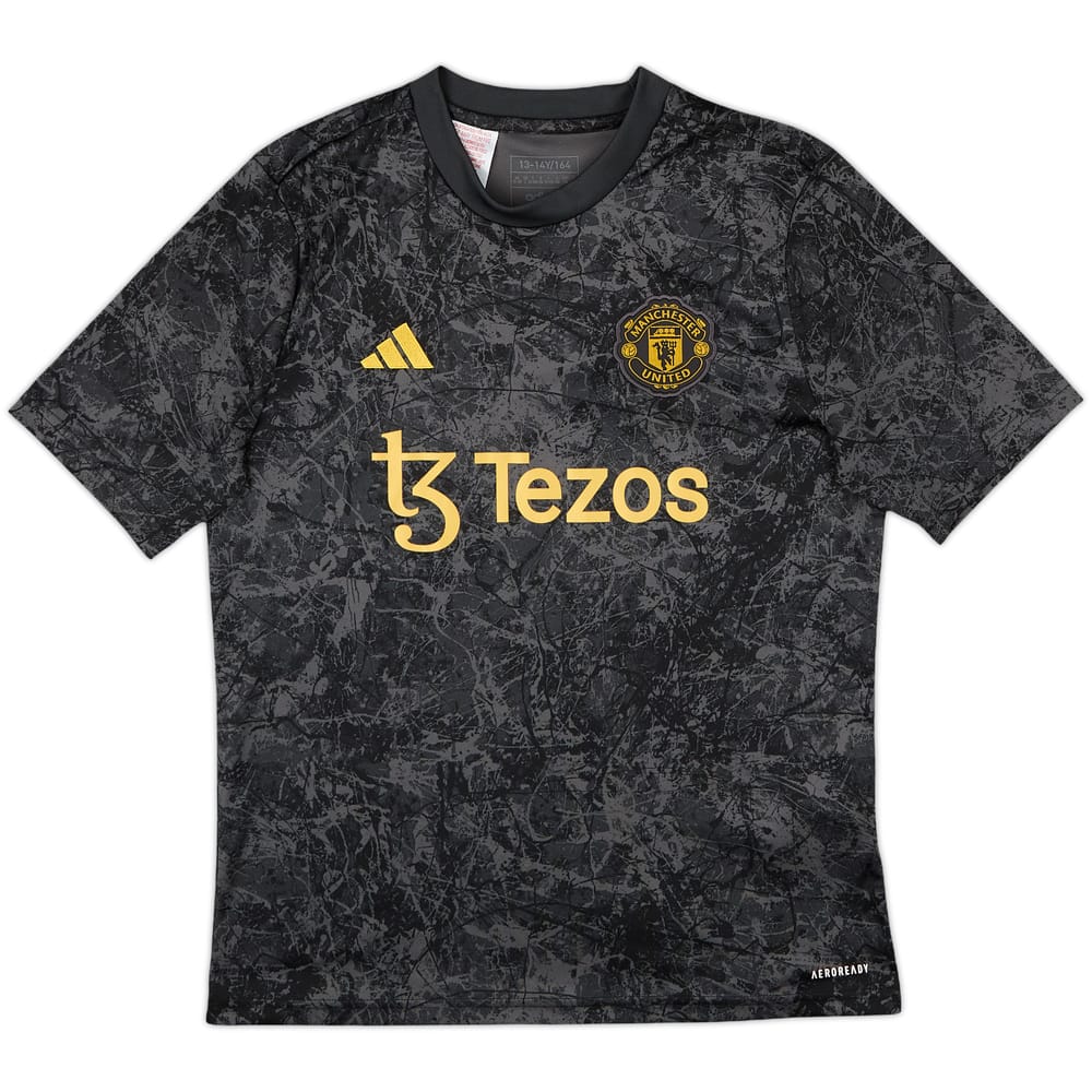 2023-24 Manchester United adidas Training Shirt - 10/10 - (L.Boys)