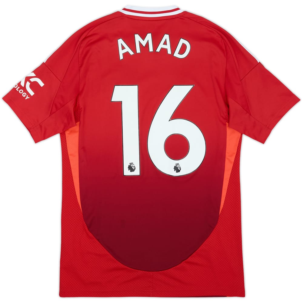 2024-25 Manchester United Home Shirt Amad #16 - 8/10 - (S)