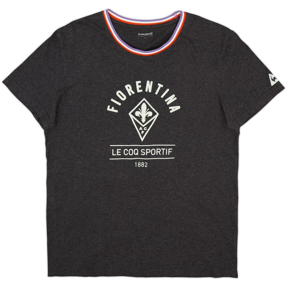 2017-18 Fiorentina Le Coq Sportif Cotton Tee - 9/10 - (L)