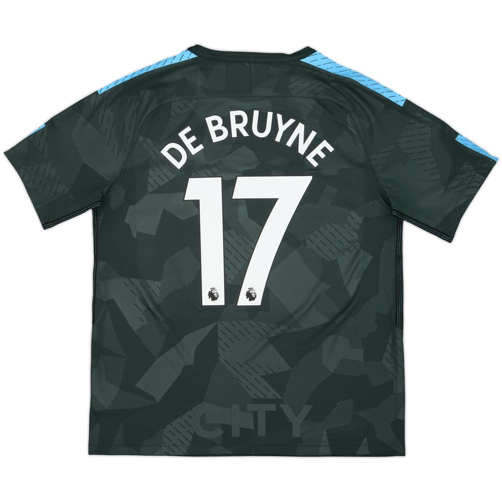 2017-18 Manchester City Third Shirt De Bruyne #17 - 9/10 - (L)