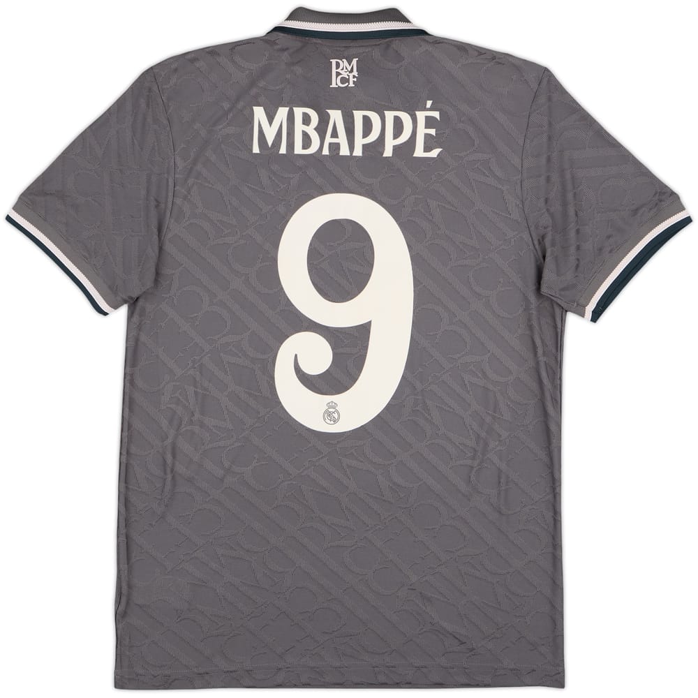 2024-25 Real Madrid Authentic Third Shirt Mbappe #9 - 9/10 - (M)