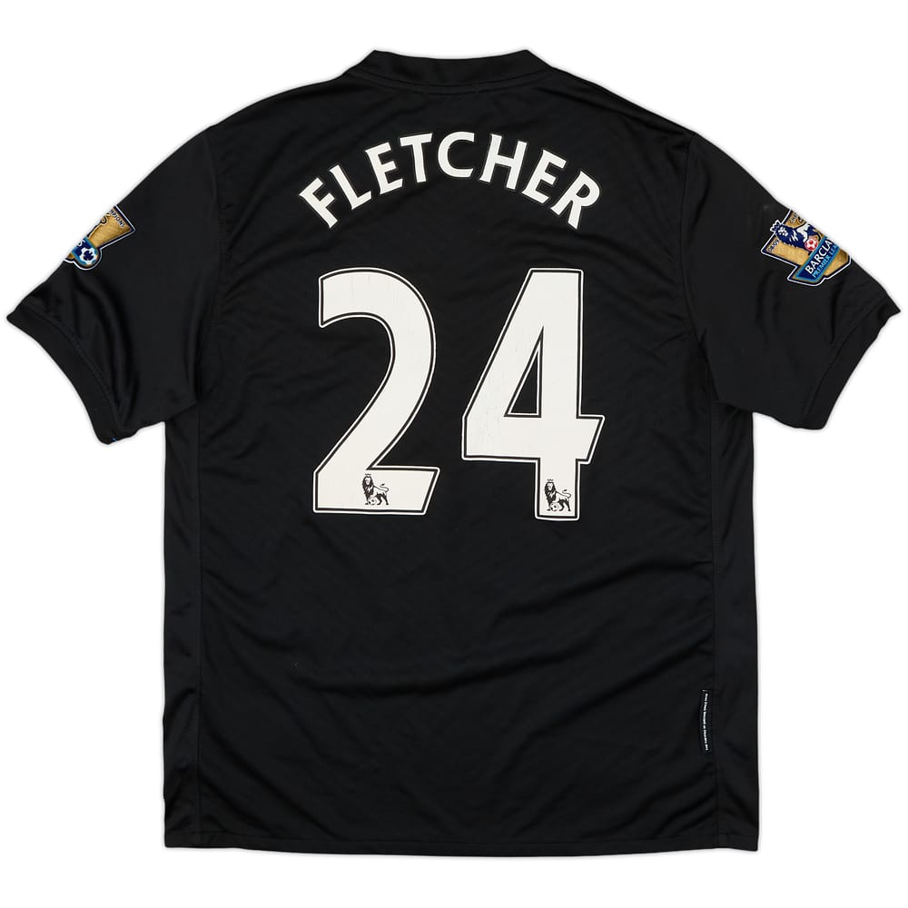 2009-10 Manchester United Away Shirt Fletcher #24 - 7/10 - (M)