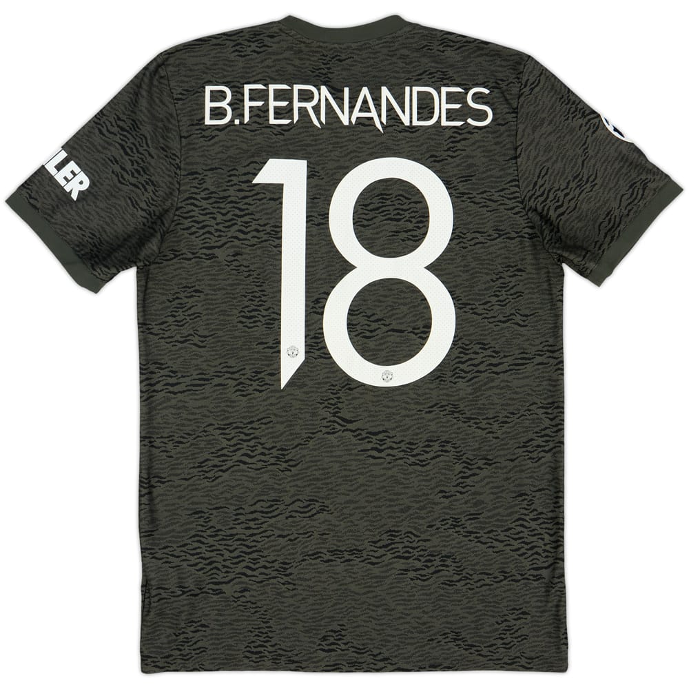 2020-21 Manchester United Away Shirt B.Fernandes #18 - 9/10 - (M)