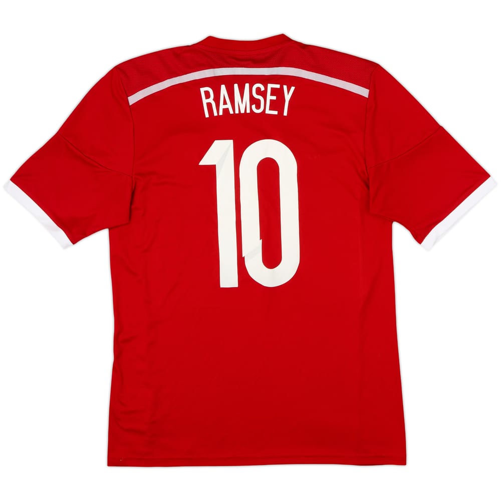 2013-15 Wales Home Shirt Ramsey #10 - 8/10 - (M)