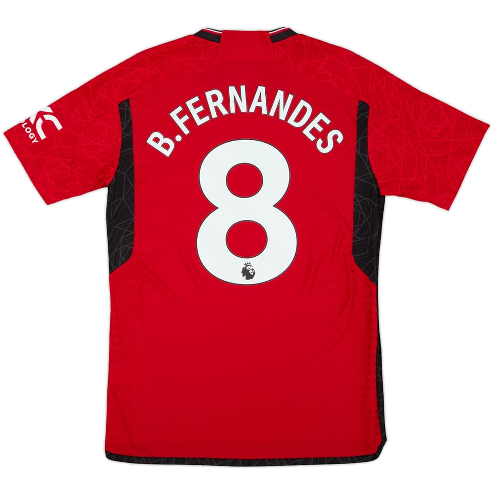 2023-24 Manchester United Authentic Home Shirt B.Fernandes #8 - 8/10 - (M)