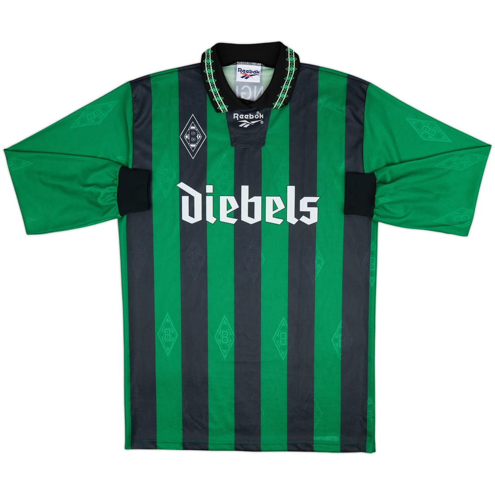 1995-96 Borussia Monchengladbach Away L/S Shirt - 9/10 - (L)