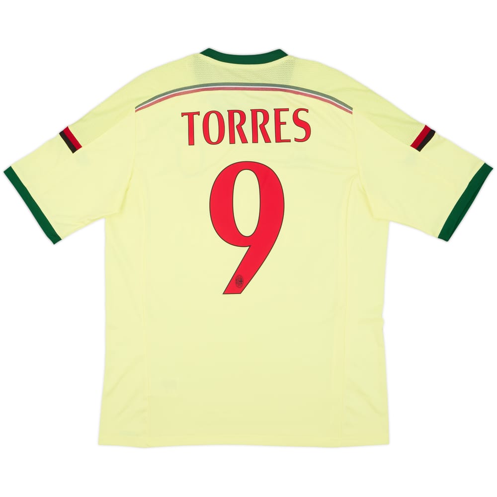2014-15 AC Milan Third Shirt Torres #9 - 7/10 - (L)