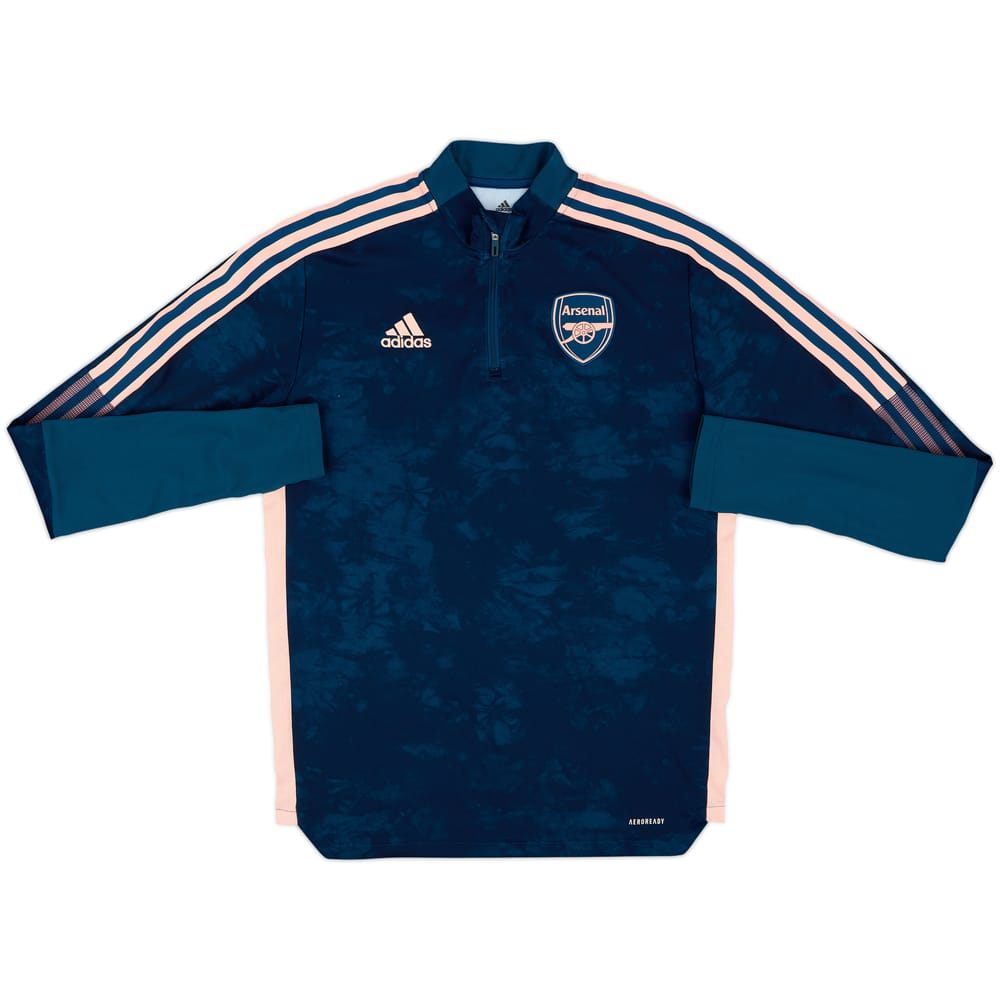 2020-21 Arsenal adidas 1/4 Zip Drill Top - 9/10 - (M)