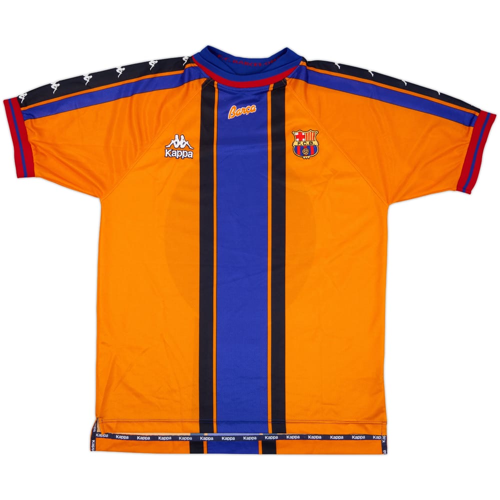 1997-98 Barcelona Away Shirt - 9/10 - (XL)