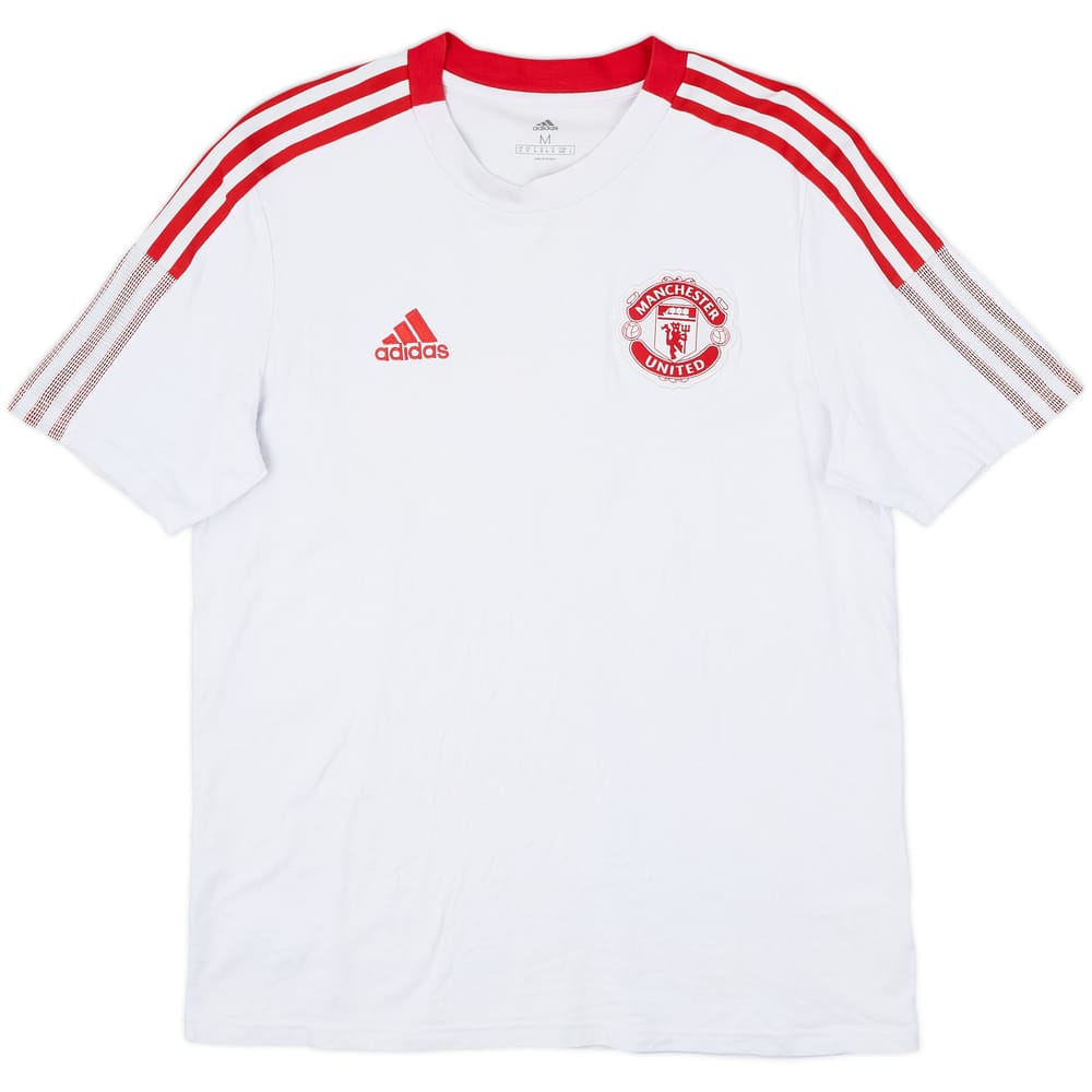 2021-22 Manchester United adidas Cotton Tee - 9/10 - (M)