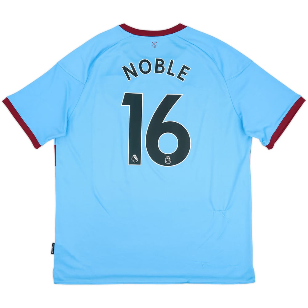 2020-21 West Ham Away Shirt Noble #16 - 6/10 - (3XL)