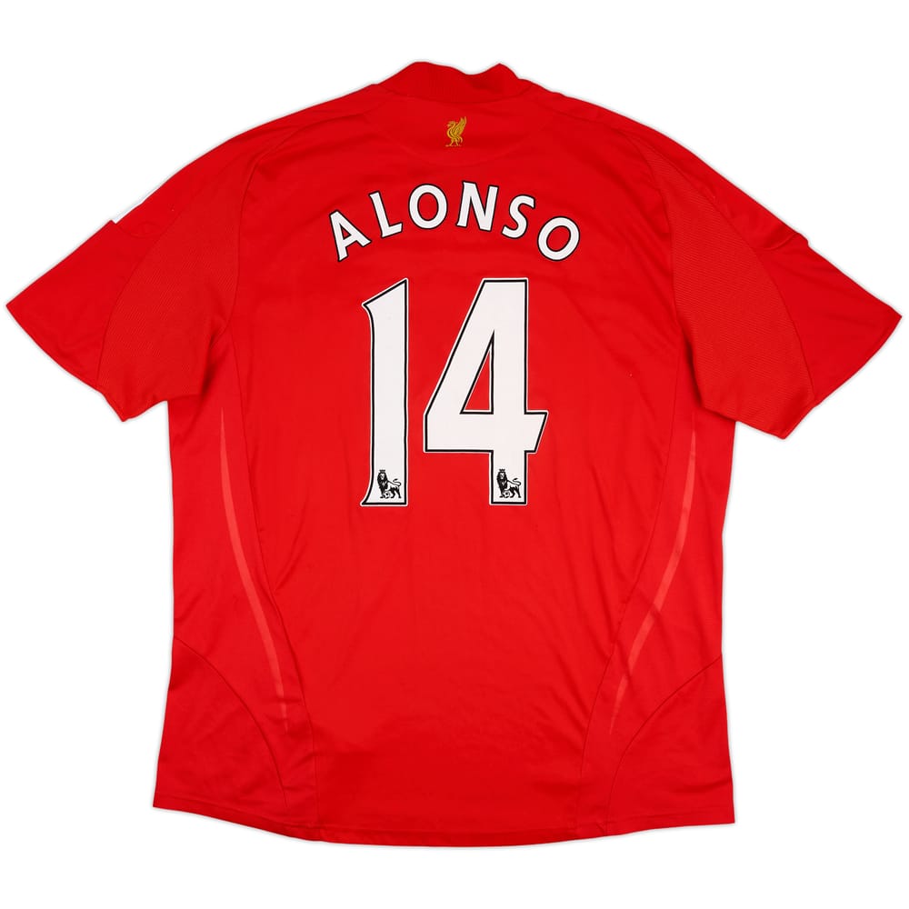 Camiseta de local del Liverpool 2008-10 Alonso #14 - 8/10 - (XXL)