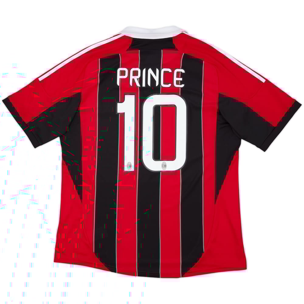 2012-13 AC Milan Home Shirt Prince #10 - 7/10 - (XL)