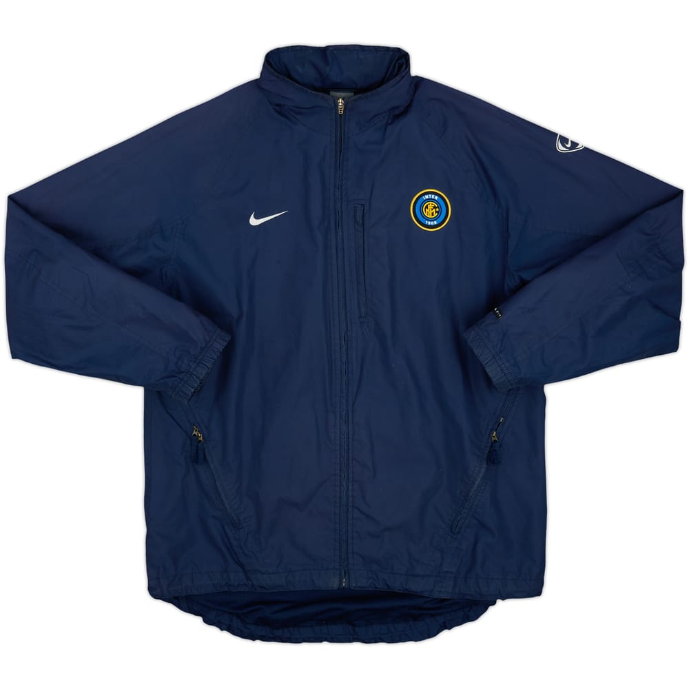 2003-04 Inter Milan Nike Hooded Rain Jacket - 7/10 - (M)