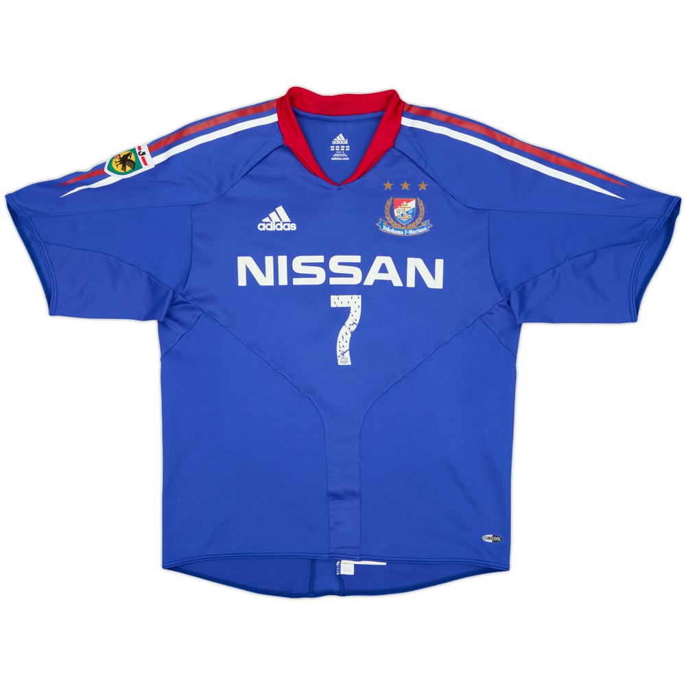 2004-05 Yokohama Marinos Authentic Home Shirt #7 - 7/10 - (S)