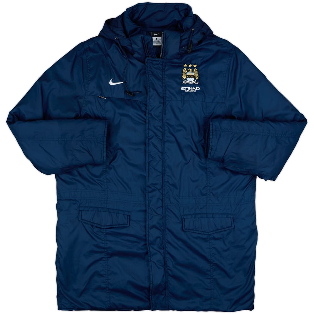 2013-14 Manchester City Nike Padded Bench Coat - 9/10 - (XL)