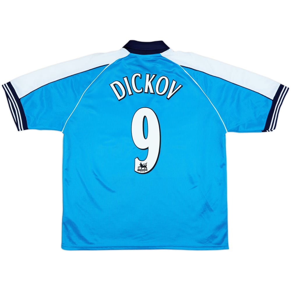 1999-01 Manchester City Camiseta Local Dickov #9 - 8/10 - (L)