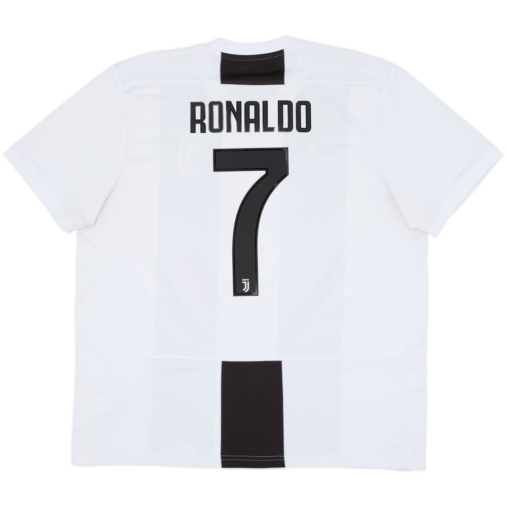 2018-19 Juventus Home Shirt Ronaldo #7 - 8/10 - (XL)