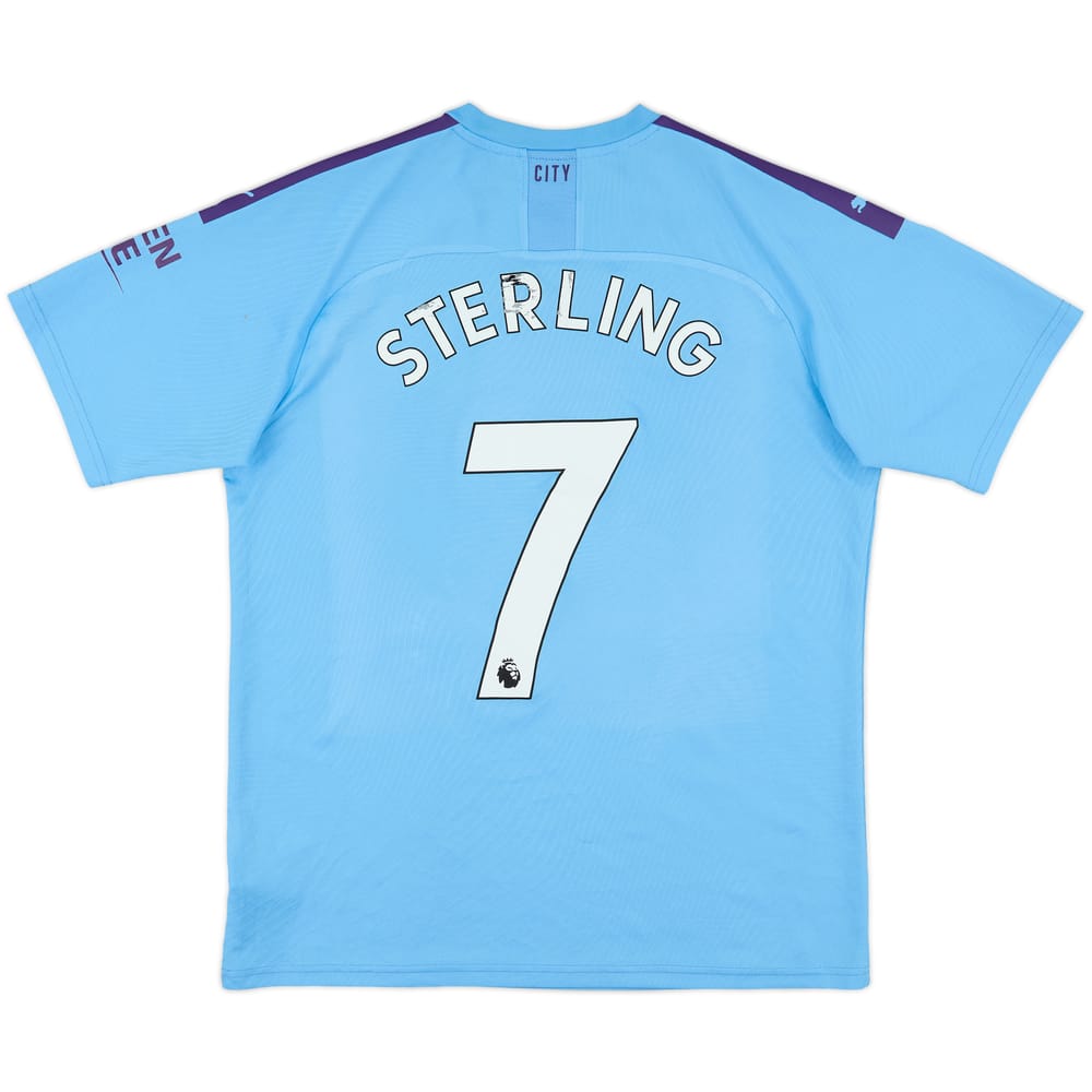 2019-20 Manchester City Home Shirt Sterling #7 - 5/10 - (L)