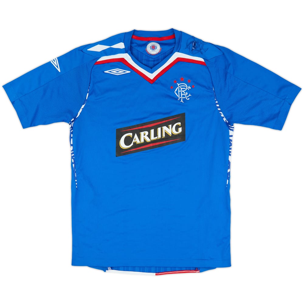 2007-08 Rangers Home Shirt - 4/10 - (S)