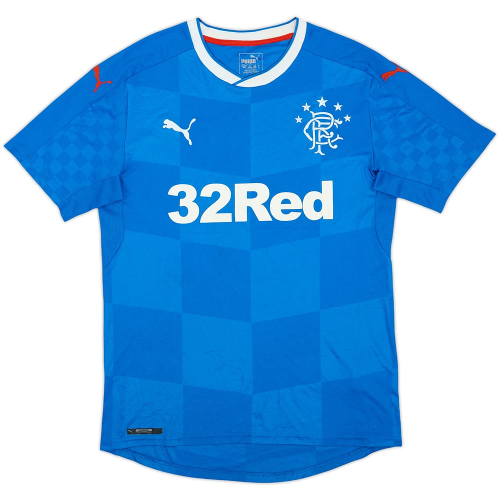 2016-18 Rangers Home Shirt - 6/10 - (M)