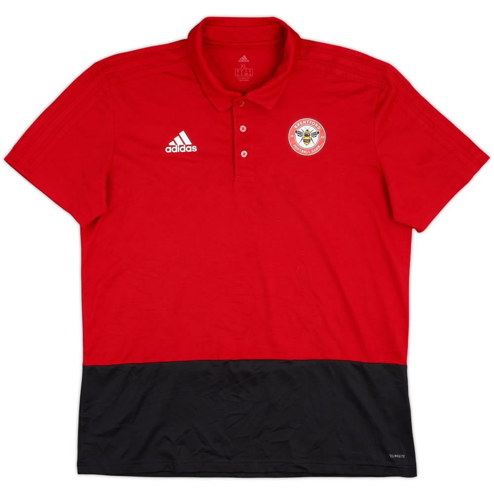 2017-18 Brentford adidas Polo Shirt - 9/10 - (XL)