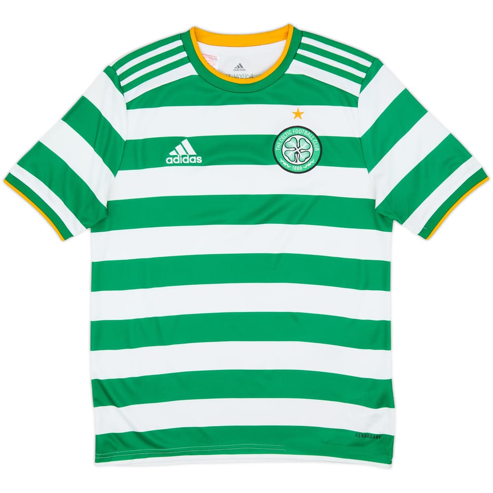 2020-21 Celtic Home Shirt - 7/10 - (L.Boys)