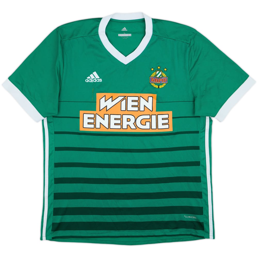 2017-18 Rapid Vienna Home Shirt - 8/10 - (L)
