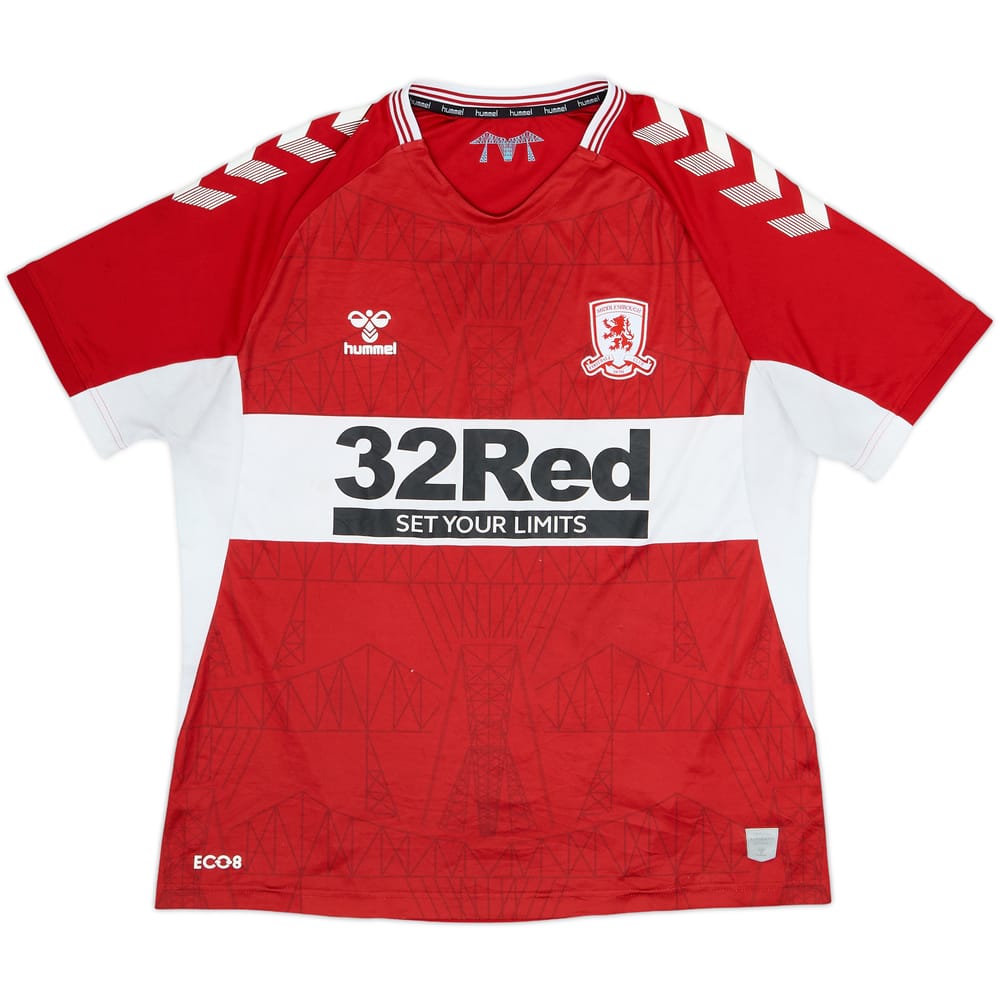 2021-22 Middlesbrough Home Shirt - 6/10 - (XL)