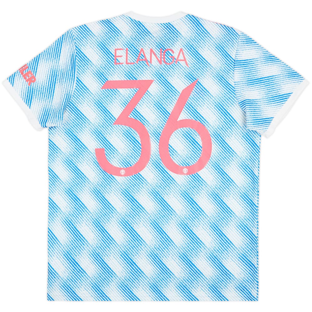 2021-22 Manchester United Away Shirt Elanga #36 - 8/10 - (XL)
