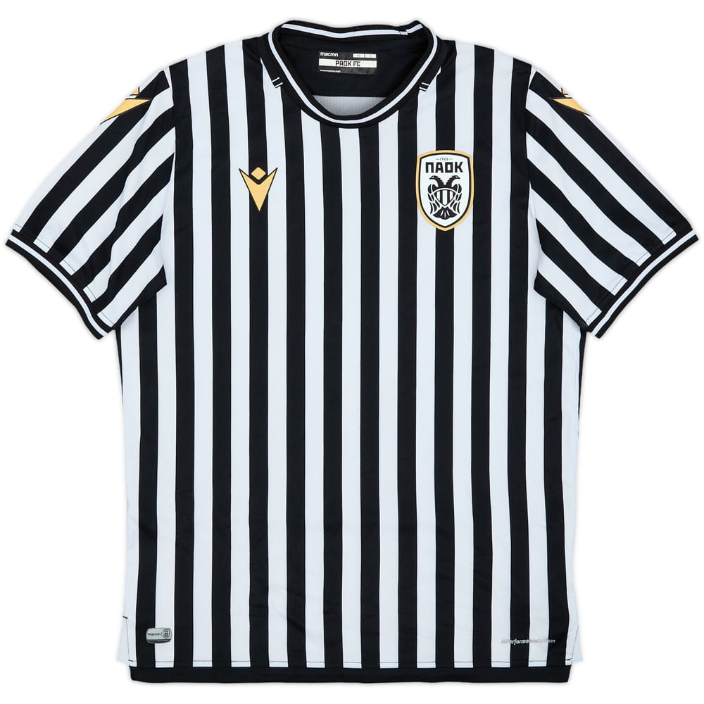 2020-21 PAOK Home Shirt - 6/10 - (S)