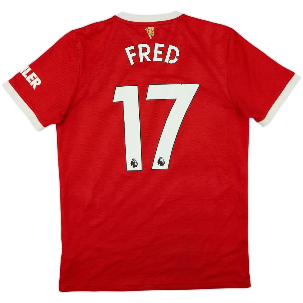 2021-22 Manchester United Home Shirt Fred #17 - 5/10 - (M)