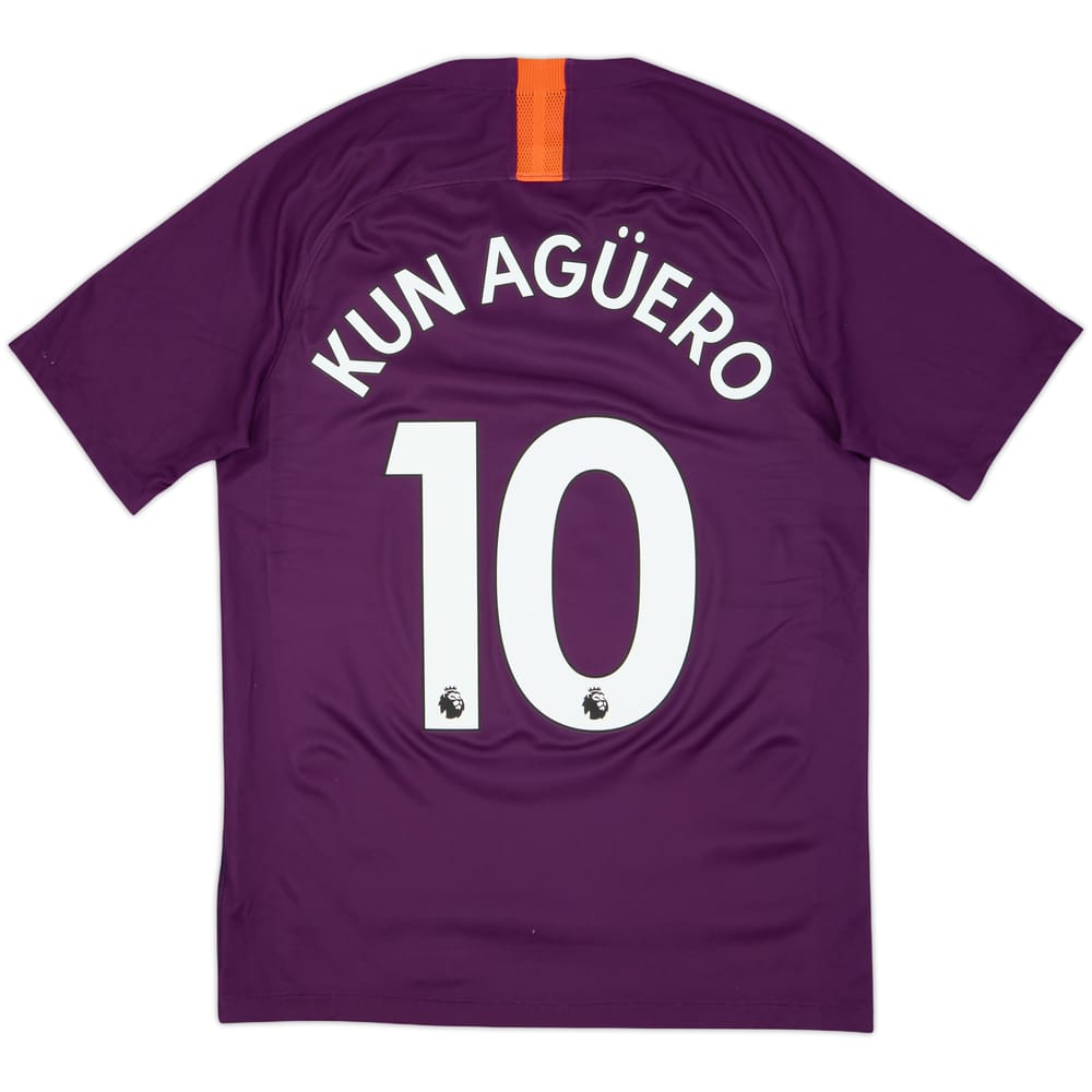 2018-19 Manchester City Third Shirt Kun Aguero #10 - 9/10 - (S)