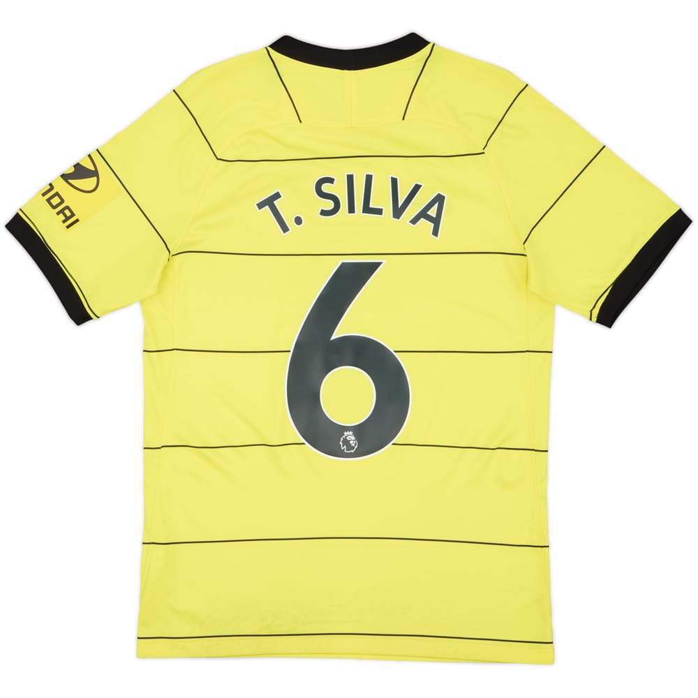 2021-22 Chelsea Away Shirt T.Silva #6 - 8/10 - (S)